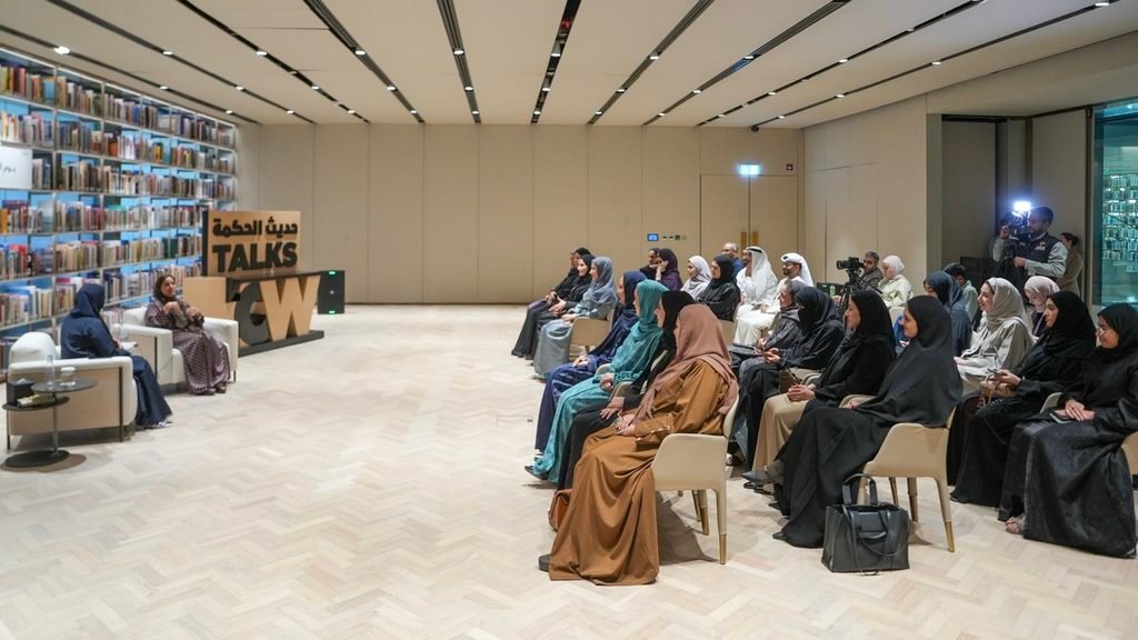 Speaking at Sharjah’s House of Wisdom, the UAE’s first female minister Sheikha Lubna Al Qasimi urged leaders to build autonomous teams and foster youth responsibility.