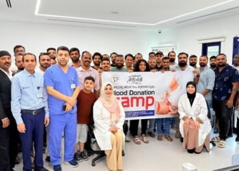 Muliyar Kootayma UAE organized its annual blood donation camp at Al Kuwait Hospital, Deira, under the theme 'Be a Lifeline for Another Life.'
