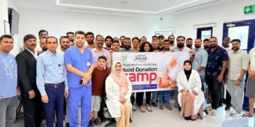 Muliyar Kootayma UAE organized its annual blood donation camp at Al Kuwait Hospital, Deira, under the theme 'Be a Lifeline for Another Life.'