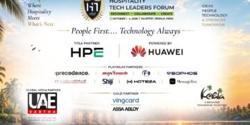 HTLF Confluence 2026 hospitality technology conference banner in Alappuzha