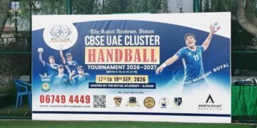 Metropolitan International English School and DPS Ajman won top honors at the CBSE UAE Cluster Handball Tournament 2026 held at The Royal Academy, Ajman.
