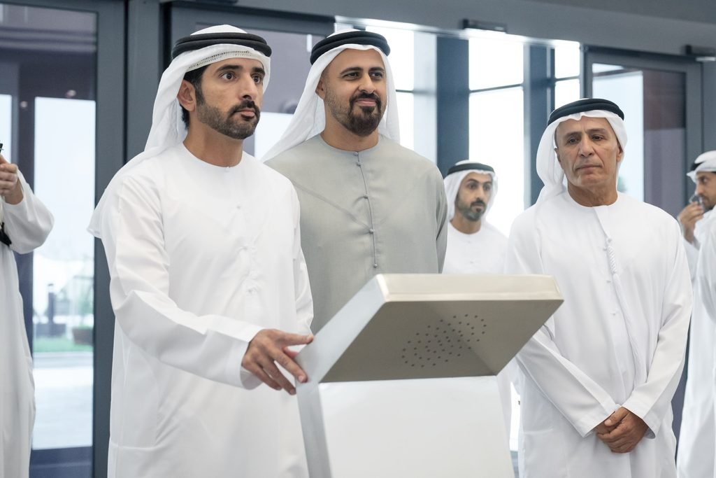 UAE President Sheikh Mohamed rides Etihad Rail from Abu Dhabi to inaugurate the Dubai Station. Passenger services between Abu Dhabi, Dubai, and Fujairah begin Sept 30 with tickets from AED 39.