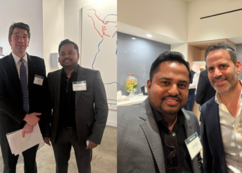 Midhun's Money Market founder Midhun Panikkassery participated in the Investors & Private Equity Forum in New York, interacting with Blackstone REIT CEO Katie Keenan.