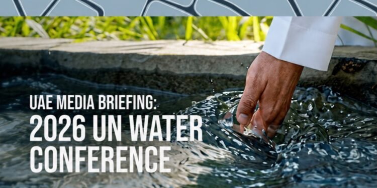 The UAE and Senegal prepare to host the 2026 UN Water Conference in Abu Dhabi, launching a historic investment track to mobilize private capital for SDG 6.