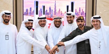 GDRFA Dubai celebrates winning the Dubai-IT Award for its Red Carpet corridor, clearing airport passengers via AI biometrics in under five seconds.