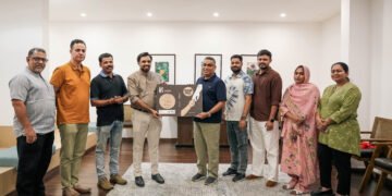 The cover of Hamza Kollath’s autobiography ‘Yatheemkutty’ was unveiled in Ajman ahead of the Sharjah International Book Fair. Read details on the book and launch.