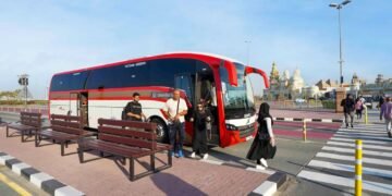 Dubai's RTA relaunches dedicated public bus routes 102, 103, 104, and 106 alongside electric abra rides for Global Village Season 31 starting October 14.