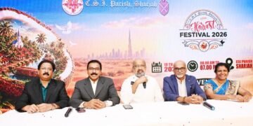 CSI Parish Sharjah will host its annual Harvest Festival on October 18, 2026, featuring thanksgiving worship, traditional Kerala food stalls, and live music.