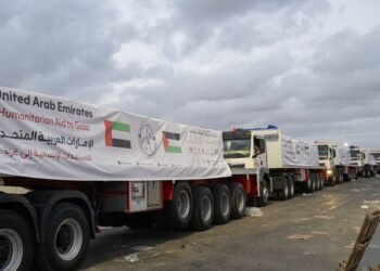 Two UAE aid convoys carrying 259 tonnes of food entered the Gaza Strip under Operation Chivalrous Knight 3, pushing total Emirati deliveries past 137,000 tonnes.
